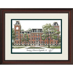 University of Arkansas Alumnus" Framed Lithograph"