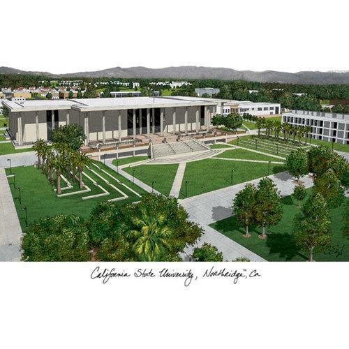 California State University, Northridge Lithograph Print