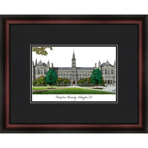 Georgetown University Academic" Framed Lithograph"
