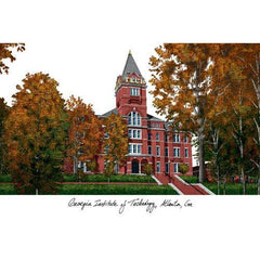 Georgia Institute of Technology Lithograph Print