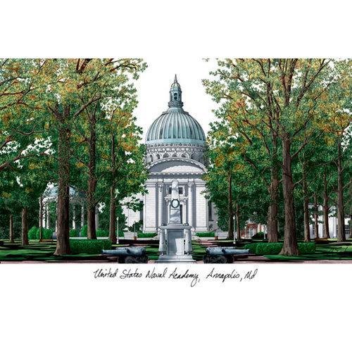 U.S. Naval Academy Lithograph Print