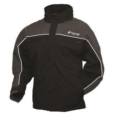 Frogg Toggs Pilot Illuminator Jacket Black/Charcoal Gray-XL