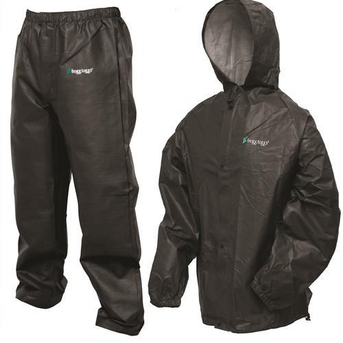 Frogg Toggs Pro Lite Rain Suit Black - X/XXL