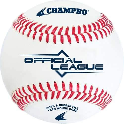 Champro Official League Cushion Cork Core Baseball Dozen