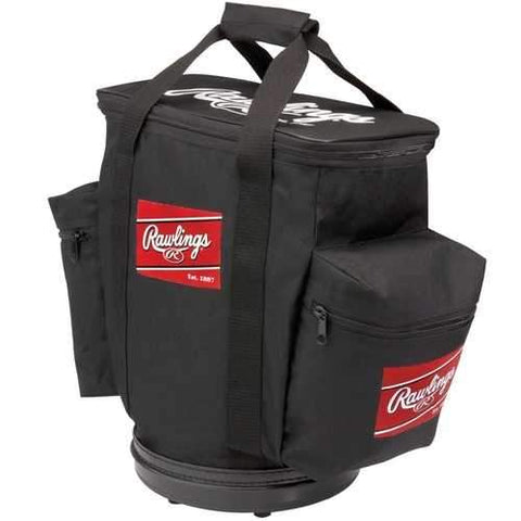 Rawlings Baseball Bucket Ball Bag-Black