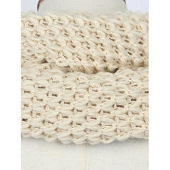 Cream Chunky Hand Knitted Snood