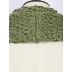 Green Chunky Hand Knitted Snood
